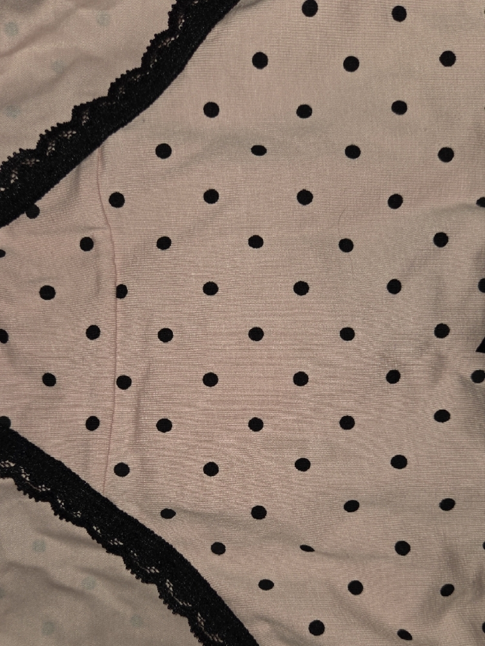 torrid Pink with Black Polka Dot Lace Hipster Panty - Picture 2 of 3